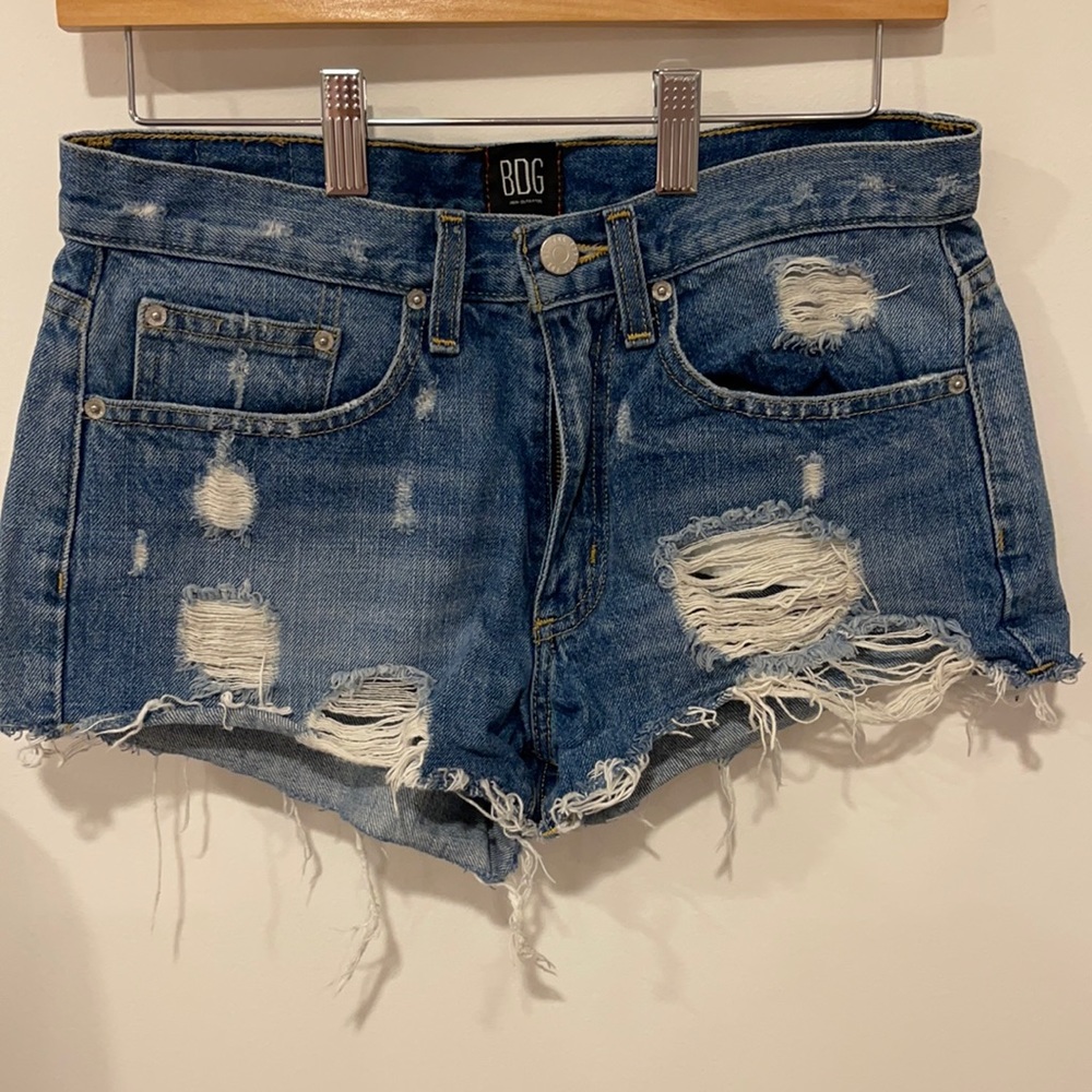 Mid rise jean BDG shorts from Urban Outfitters